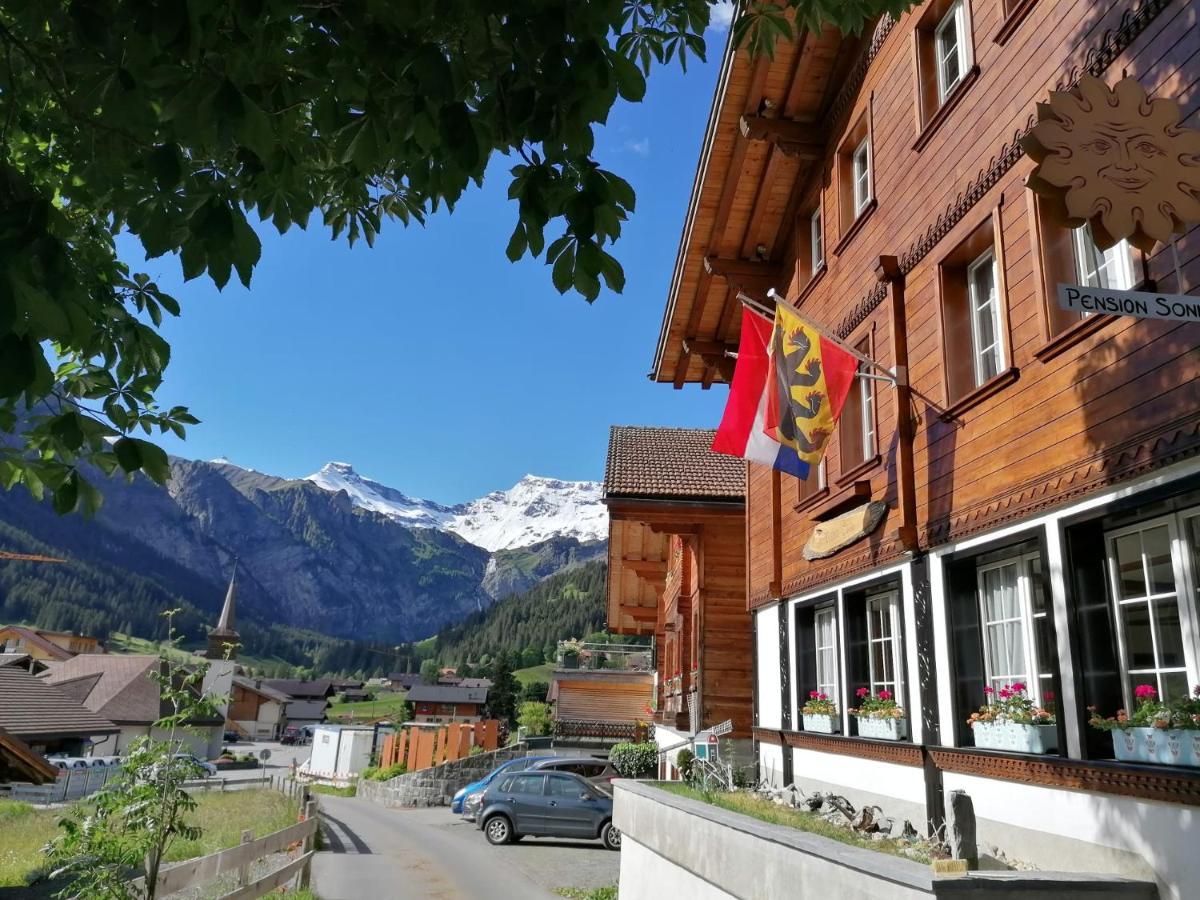 Pension Sonne Adelboden Exteriör bild