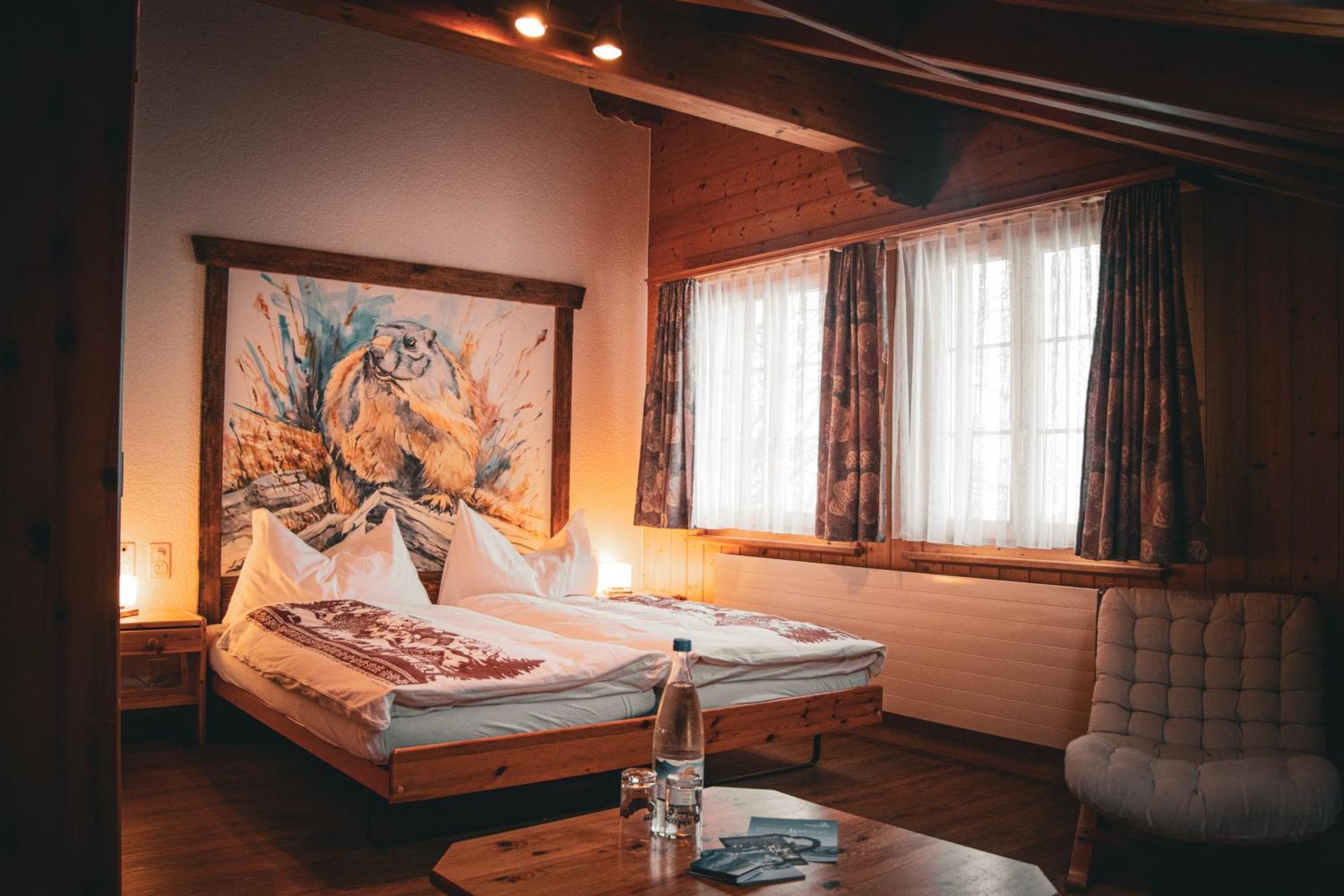 Pension Sonne Adelboden Exteriör bild