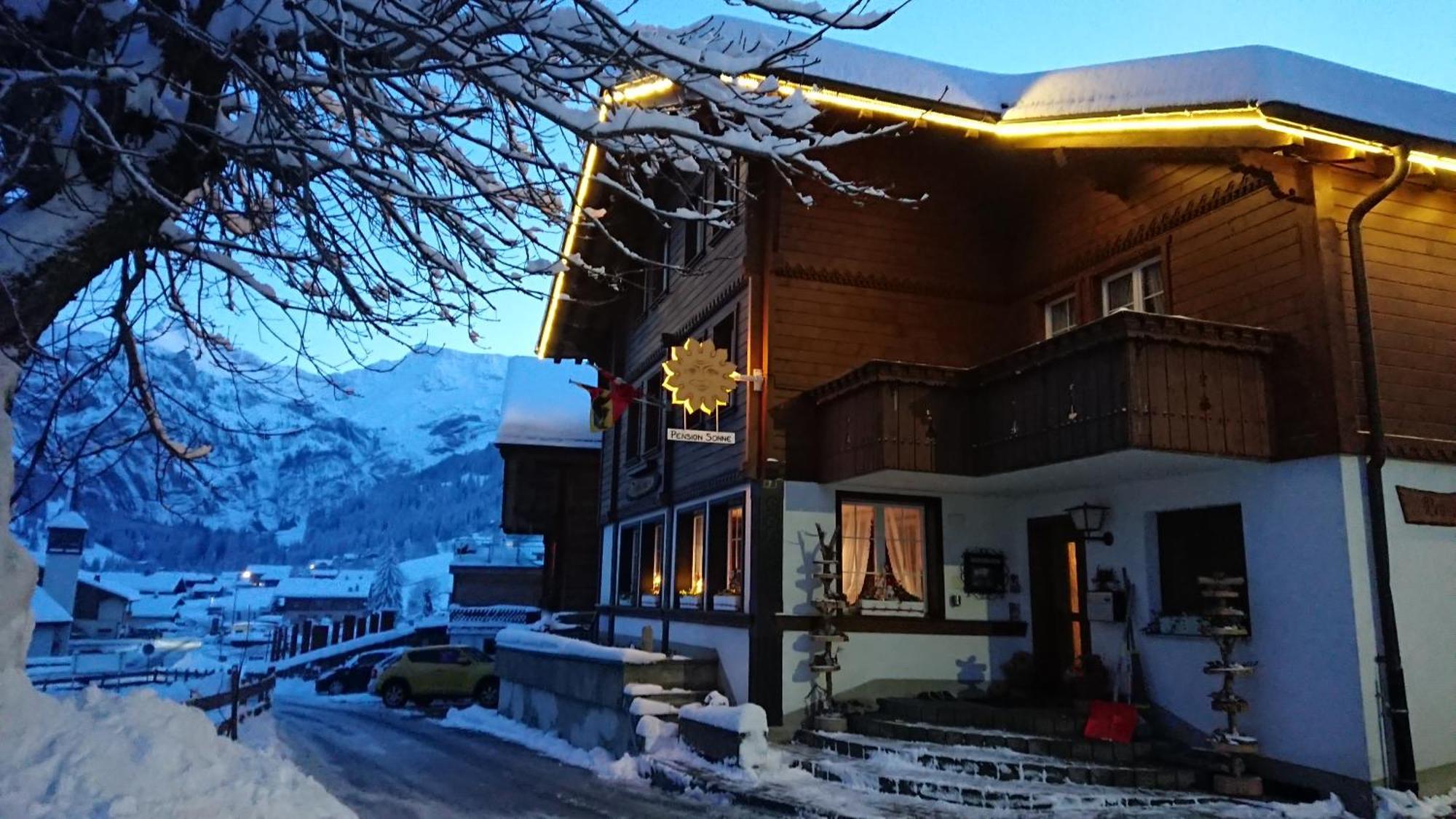 Pension Sonne Adelboden Exteriör bild
