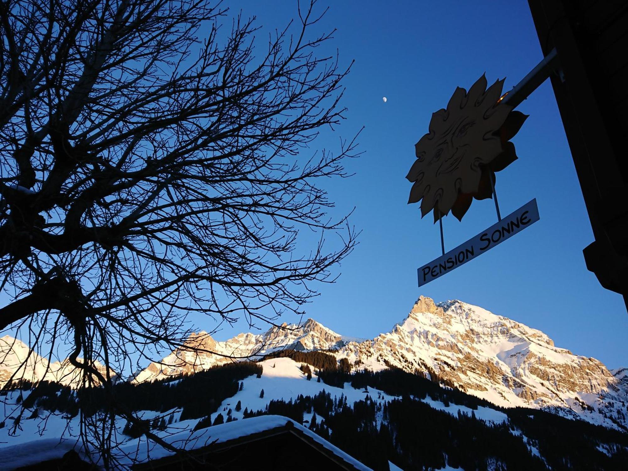 Pension Sonne Adelboden Exteriör bild